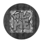 Snake Yellow en Gold Print Snijplank (Voorkant)