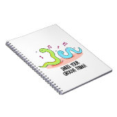 Snake Your Groove Thing Grappige Disco-spreuk Notitieboek (Rechterzijde)
