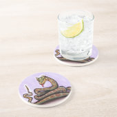 Snake Zandsteen Onderzetter (Zijkant)