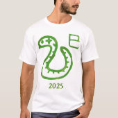 Snake Zodiac  jaar T-shirt (Voorkant)