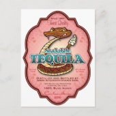 Snakebeet Tequila Briefkaart (Voorkant)