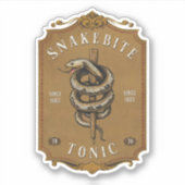 Snakebite Tonic  Label Sticker (Voorkant)