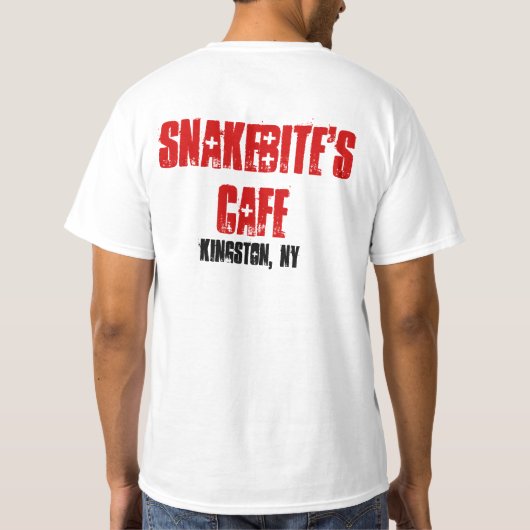 SNAKEBITE'S CAFE T-SHIRT (Achterkant)