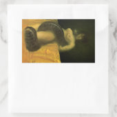 SnakeGrl Decal (vel van 4) Rechthoekige Sticker (Tas)