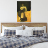 SnakeGrl Stretched Canvas Wall Art 16x24 (Insitu (Slaapkamer))