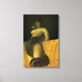 SnakeGrl Stretched Canvas Wall Art 16x24 (Voorkant)