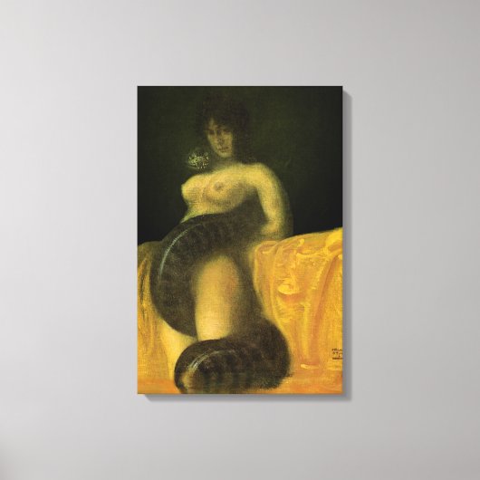 SnakeGrl Stretched Canvas Wall Art 16x24 (Voorkant)