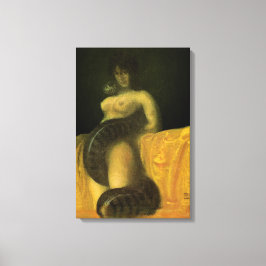 SnakeGrl Stretched Canvas Wall Art 16x24 Afdruk