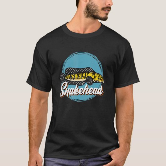 Snakehead Aquarium Aquarist Snakehead Fish 1 T-shirt (Voorkant)