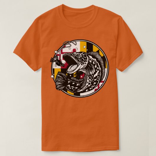 Snakehead Vissen Maryland T-shirt (Design voorkant)