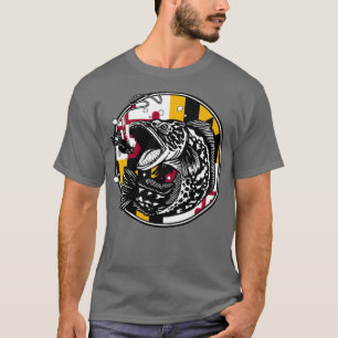 Snakehead Vissen Maryland T-shirt