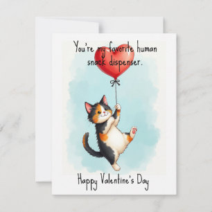 💘🐈Snakenverdeler van mijn Hart Feestdagenkaart