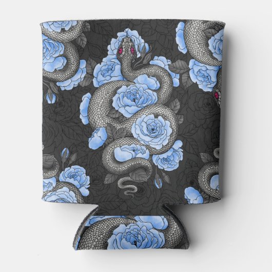 Snakes and blue roses blikjeskoeler (Voorkant)