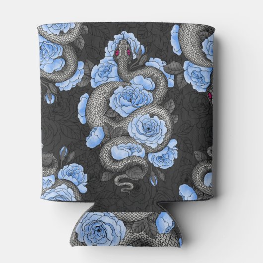 Snakes and blue roses blikjeskoeler (Achterkant)