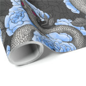 Snakes and blue roses cadeaupapier (Rol Hoek)