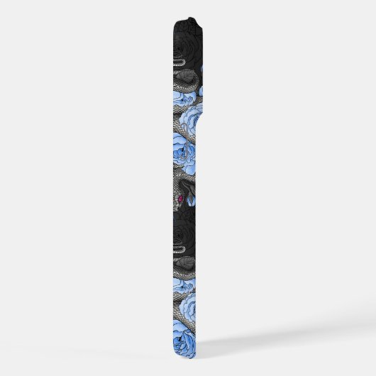 Snakes and blue roses iPhone hoesje (Rechterkant)