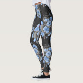 Snakes and blue roses leggings (Links)