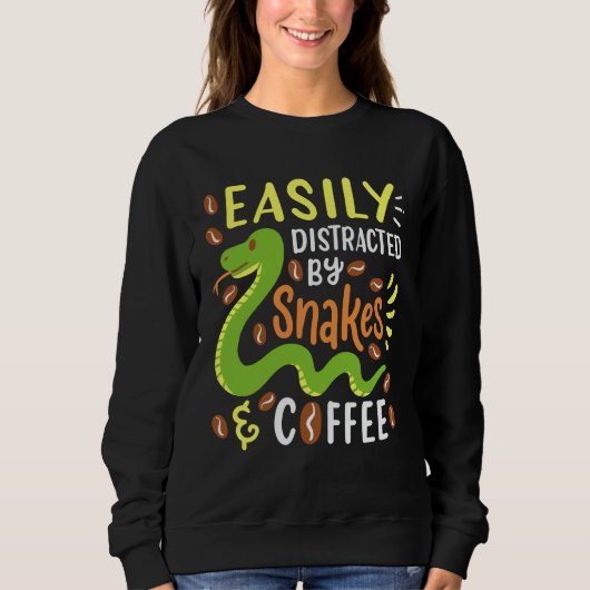 Snakes and Coffee Trui (Voorkant)