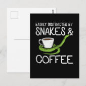 Snakes & Coffee Briefkaart (Voorkant / Achterkant)