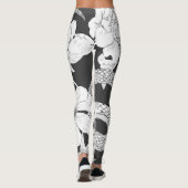 Snakes Flowers Tattoo Art Colour Leggings (Achterkant)