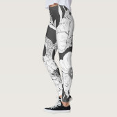 Snakes Flowers Tattoo Art Colour Leggings (Links)