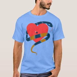 Snakes hart t-shirt