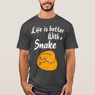 SNAKES Life is beter met een slang (5) T-shirt