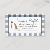 Snakes, Snails & Puppy Tails -diaper raffle card Informatiekaartje (Voorkant)