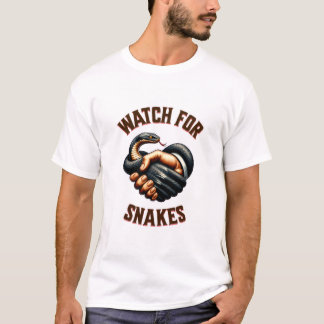Snakes Tee (wht) T-shirt