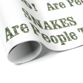 SNAKES zijn ook mensen! Cadeaupapier (Rol Hoek)