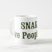 SNAKES zijn ook mensen! Koffiemok (Voorkant links)