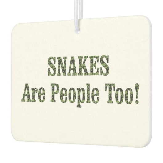 SNAKES zijn ook mensen! Luchtverfrisser (Links)