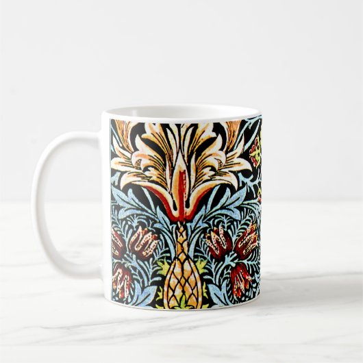 Snakeshead, a William Morris design Koffiemok (Links)