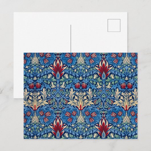 Snakeshead, bloembehangpapier van William Morris Briefkaart (Voorkant / Achterkant)