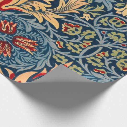 Snakeshead, bloembehangpapier van William Morris Cadeaupapier (Hoek)