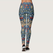 Snakeshead, bloembehangpapier van William Morris Leggings (Achterkant)