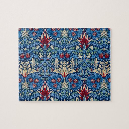 Snakeshead, bloembehangpapier van William Morris Legpuzzel (Horizontaal)