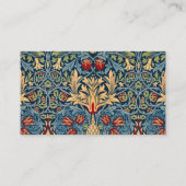 Snakeshead, bloembehangpapier van William Morris Visitekaartje (Voorkant)