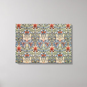 Snakeshead Pattern (door William Morris) Canvas Afdruk