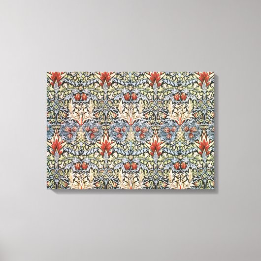 Snakeshead Pattern (door William Morris) Canvas Afdruk (Voorkant)