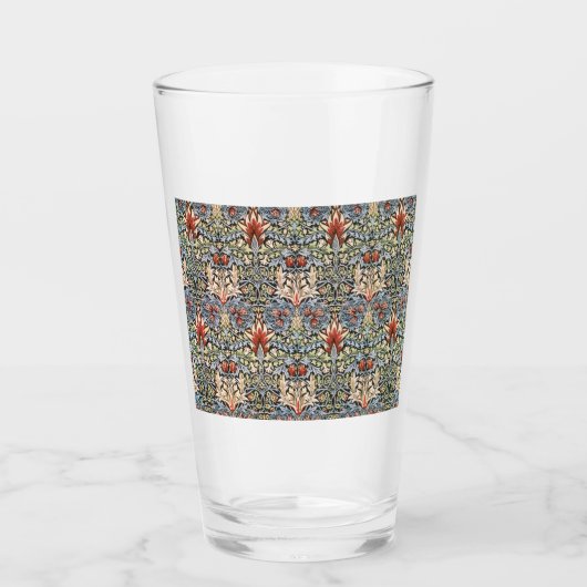 Snakeshead Pattern (door William Morris) Glas (Voorkant)