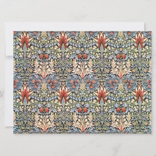 Snakeshead Pattern (door William Morris) Kaart (Voorkant)