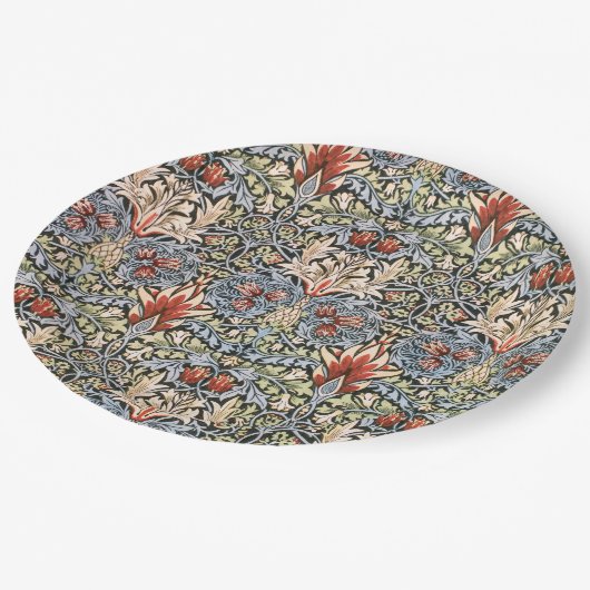 Snakeshead Pattern (door William Morris) Papieren Bordje (Gekanteld)