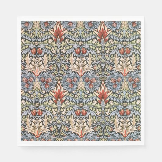 Snakeshead Pattern (door William Morris) Servet (Voorkant)