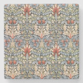 Snakeshead Pattern (door William Morris) Stenen Onderzetter (Voorkant)