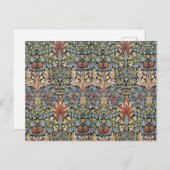 Snakeshead Textile, William Morris, Briefkaart (Voorkant / Achterkant)