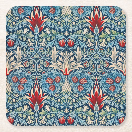 Snakeshead, William Morris Kartonnen Onderzetters (Voorkant)