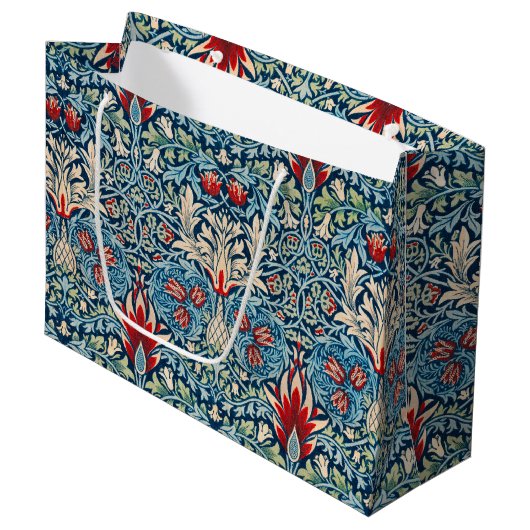 Snakeshead, William Morris Large Gift Bag Groot Cadeauzakje (Voorkant Gekanteld)