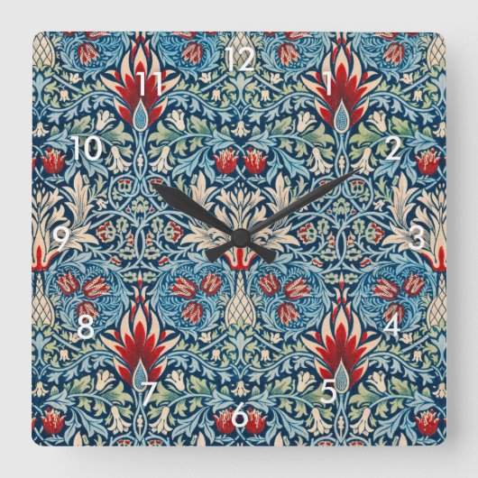 Snakeshead, William Morris Vierkante Klok (Voorkant)
