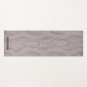 Snakeskin Beige Yoga Mat (Voorkant (horizontaal))
